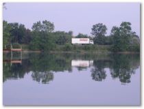 Fish lake - and here you can see how close Pilot Knob Rd is.